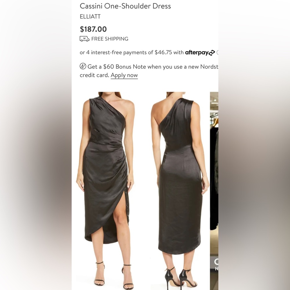 Elliatt Cassini one shoulder dress